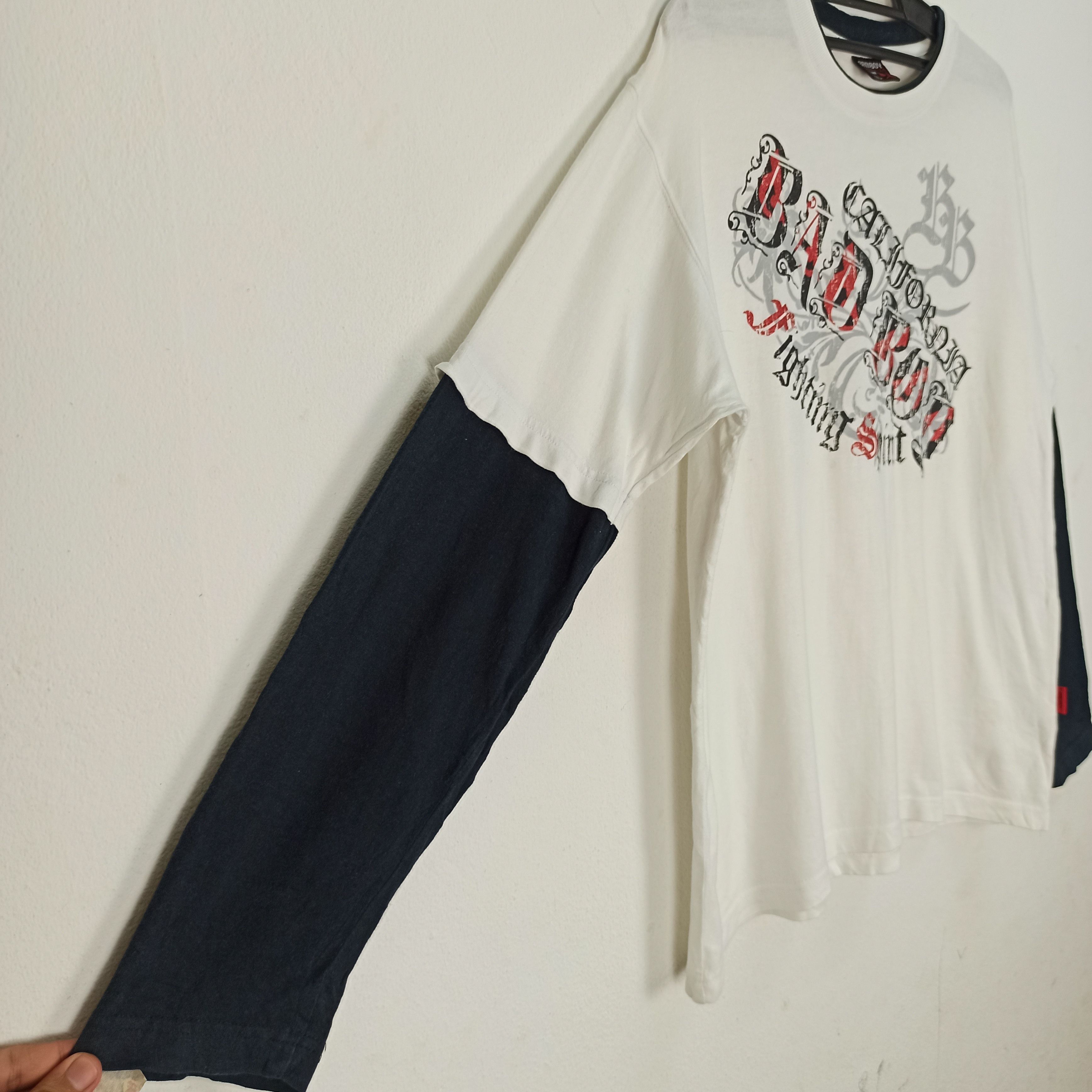 Hysteric Glamour 🔥STEALS🔥 BadBoy Poem cross style Long sleeve Size US L / EU 52-54 / 3 - 2 Thumbnail