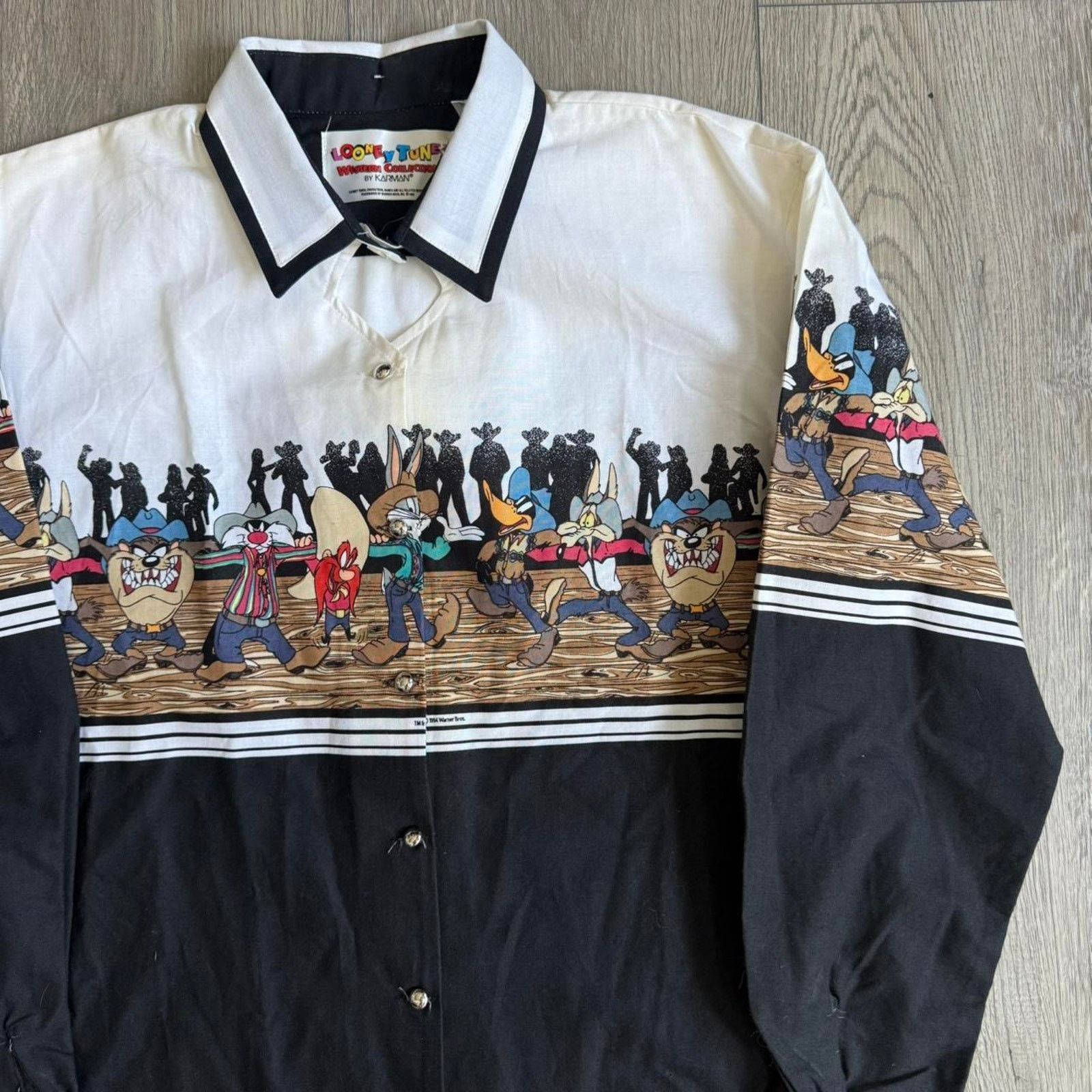 Other Vintage 1994 looney tunes western button down shirt Size M / US 6-8 / IT 42-44 - 3 Thumbnail
