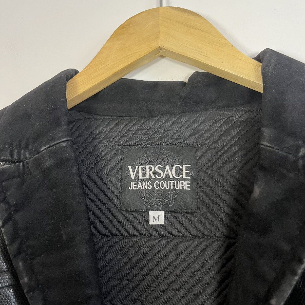 Versace Jeans Couture RARE Vintage Versace Jeans Couture Black Jacket Luxury M Size US M / EU 48-50 / 2 - 10 Thumbnail