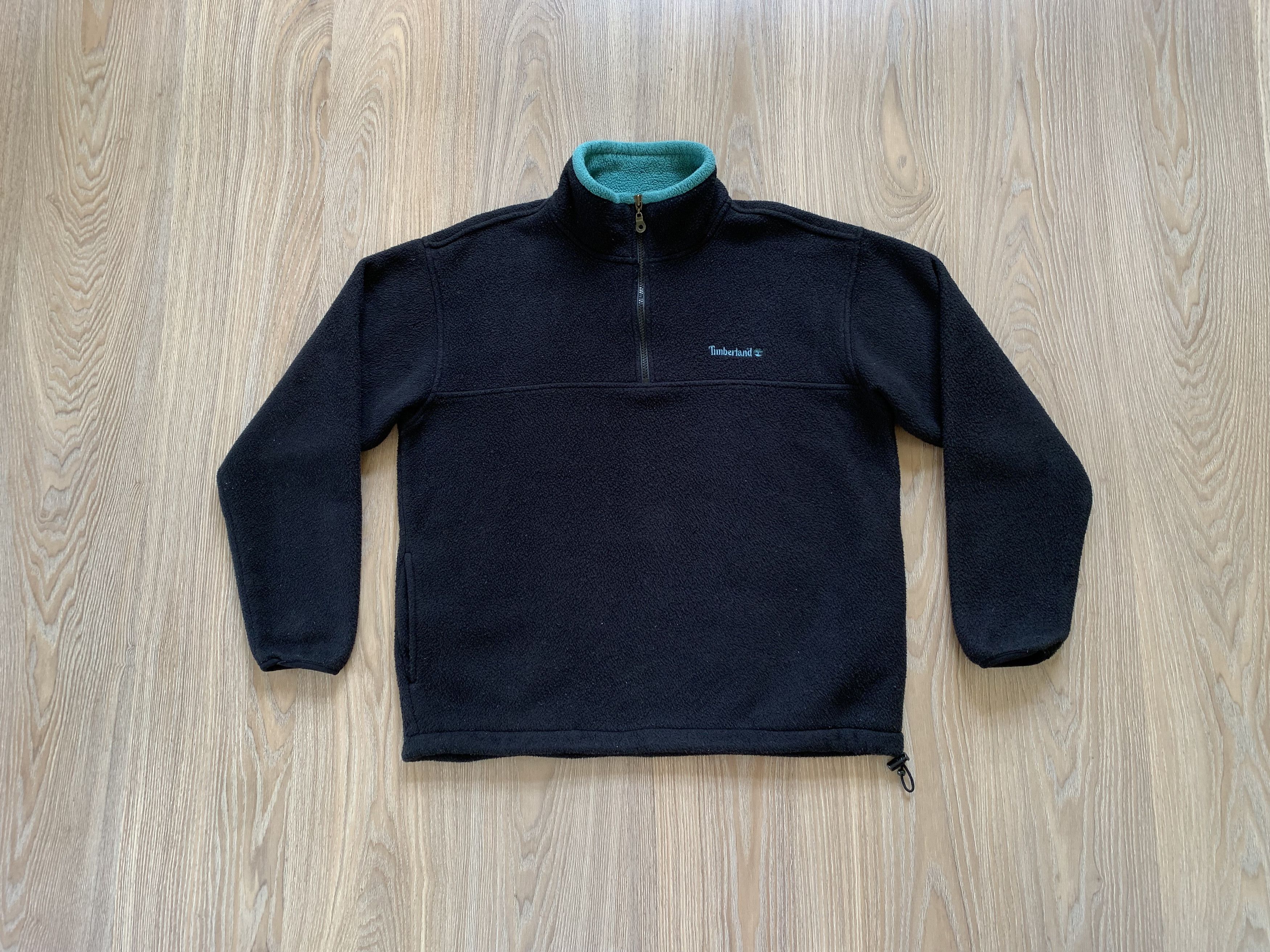 Timberland × Vintage Vintage Timberland Quarter Zip Fleece Sweatshirt Size US S / EU 44-46 / 1 - 1 Thumbnail