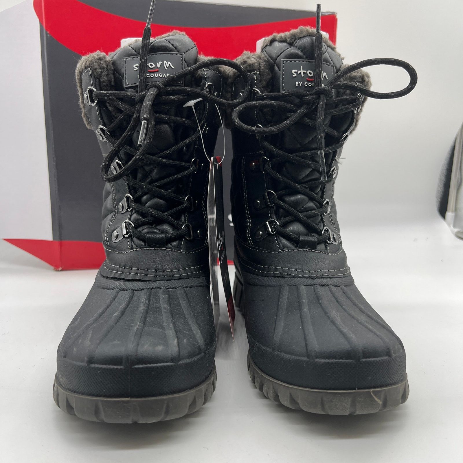 Other Cougar Waterproof Winter Boots Size 9W Black Quilt Carlisle Size US 9 / IT 39 - 5 Thumbnail