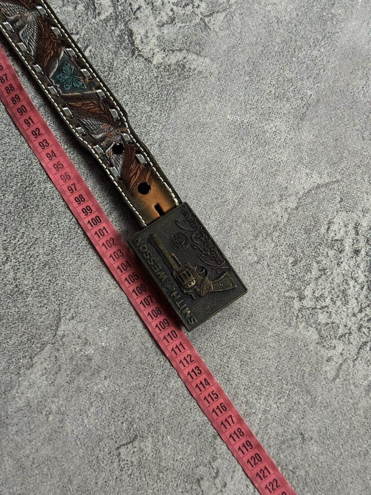 Cowboy Equipment Smith and wesson leather designer cowboy belt y2k avantgarde Size ONE SIZE - 16 Thumbnail