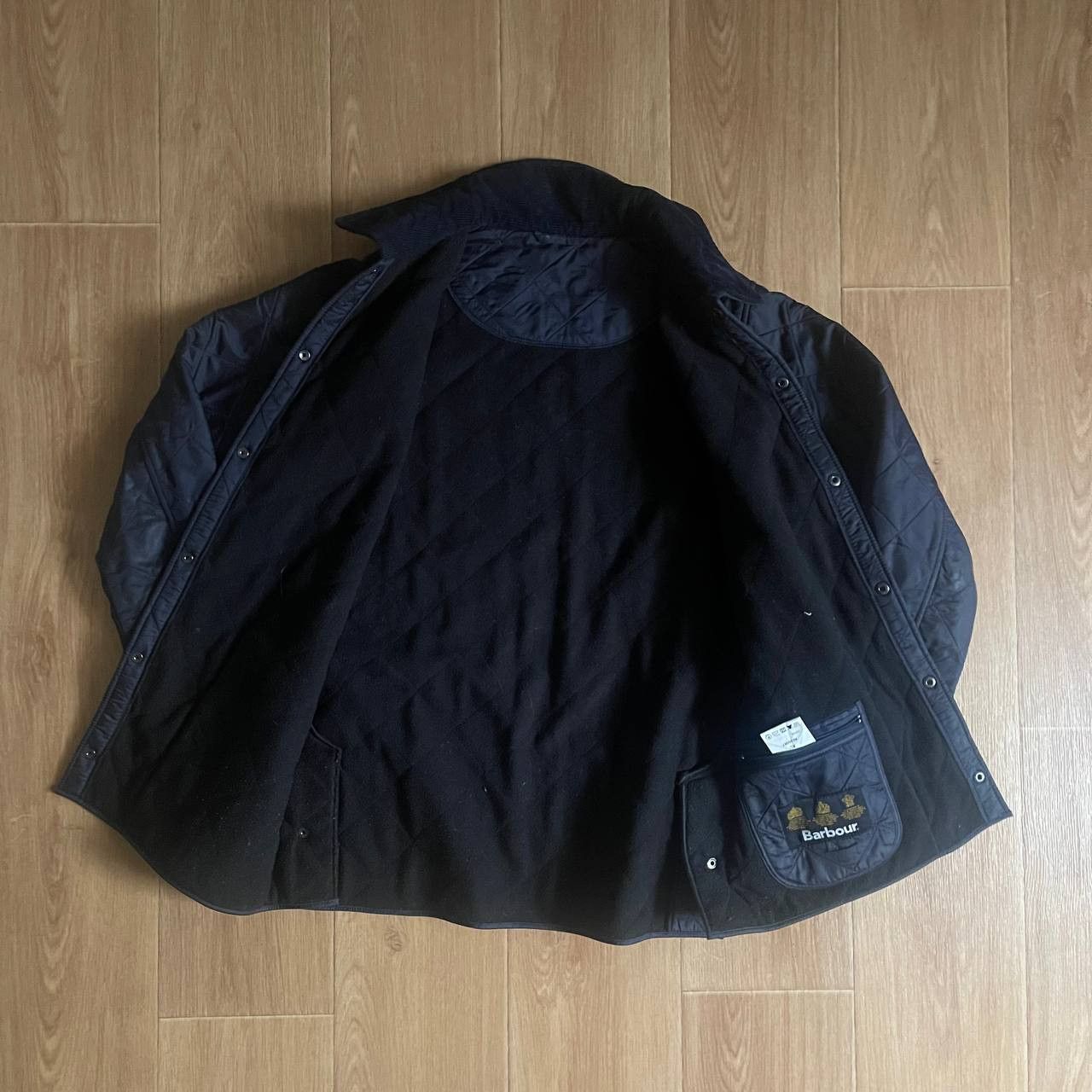 Barbour × Vintage Quilted Bomber Jacket Barbour Size YXL Size M / US 6-8 / IT 42-44 - 14 Thumbnail