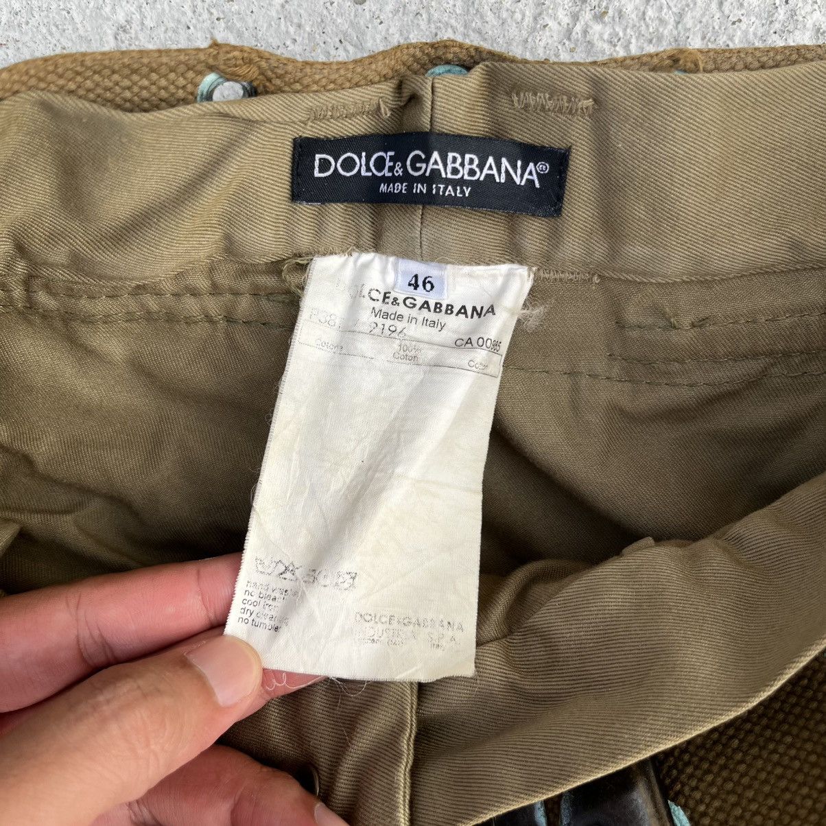 Dolce & Gabbana VERY RARE🔥 AW2003 dolce & gabbana military pants Size US 36 / EU 52 - 9 Thumbnail