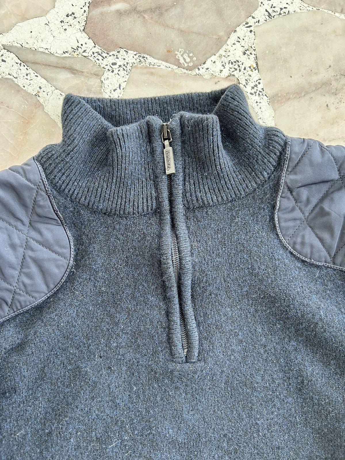 Barbour × Noah Barbour HalfZip Wool Linen Longsleeve Size US M / EU 48-50 / 2 - 6 Thumbnail