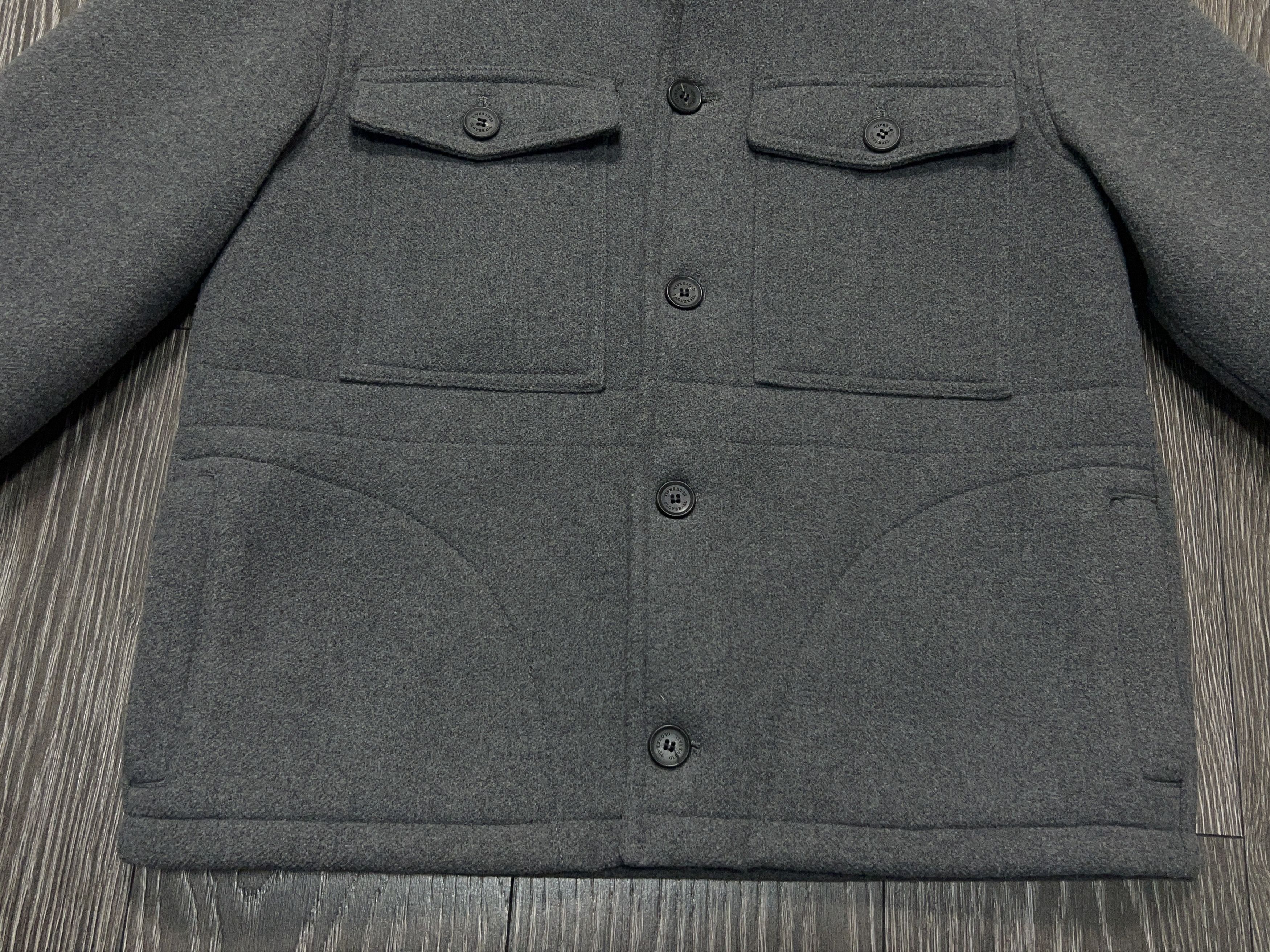 Gloverall x John Lewis Workwear Style Jacket Gray Multipocket Blazer Size US L / EU 52-54 / 3 - 3 Thumbnail