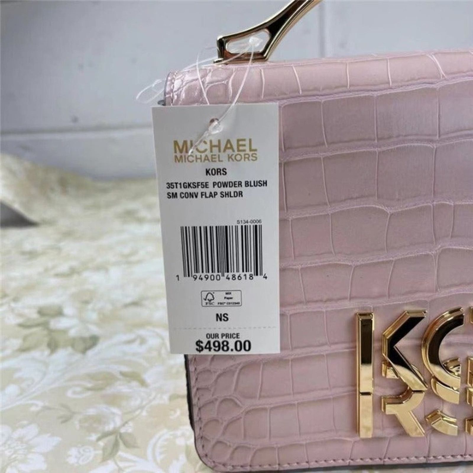 Michael Kors MICHAEL KORS 35T1GKSF5E KORS SMALL CROSSBODY BAG POWDER Size ONE SIZE - 4 Thumbnail
