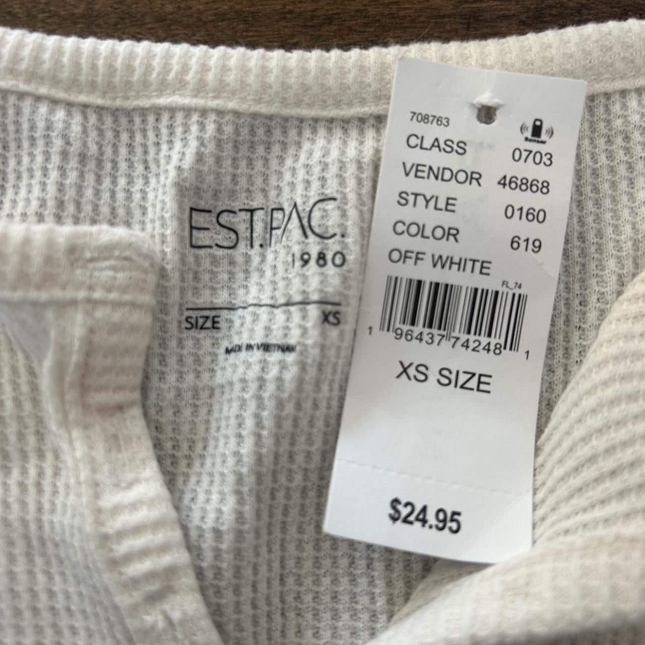 Pacsun Pacsun Off White Crop Top XS Size XS / US 0-2 / IT 36-38 - 2 Thumbnail