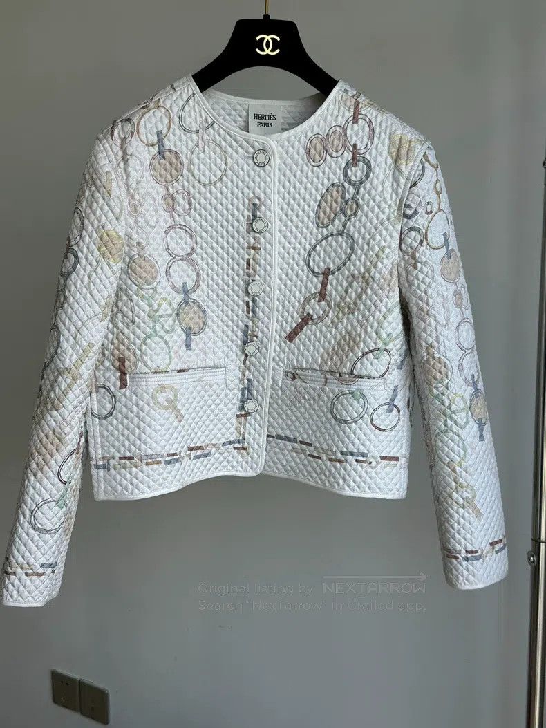Hermes Hermes Ladies' jacket with classic 'Spinning Music' patter Size XS / US 0-2 / IT 36-38 - 1 Thumbnail