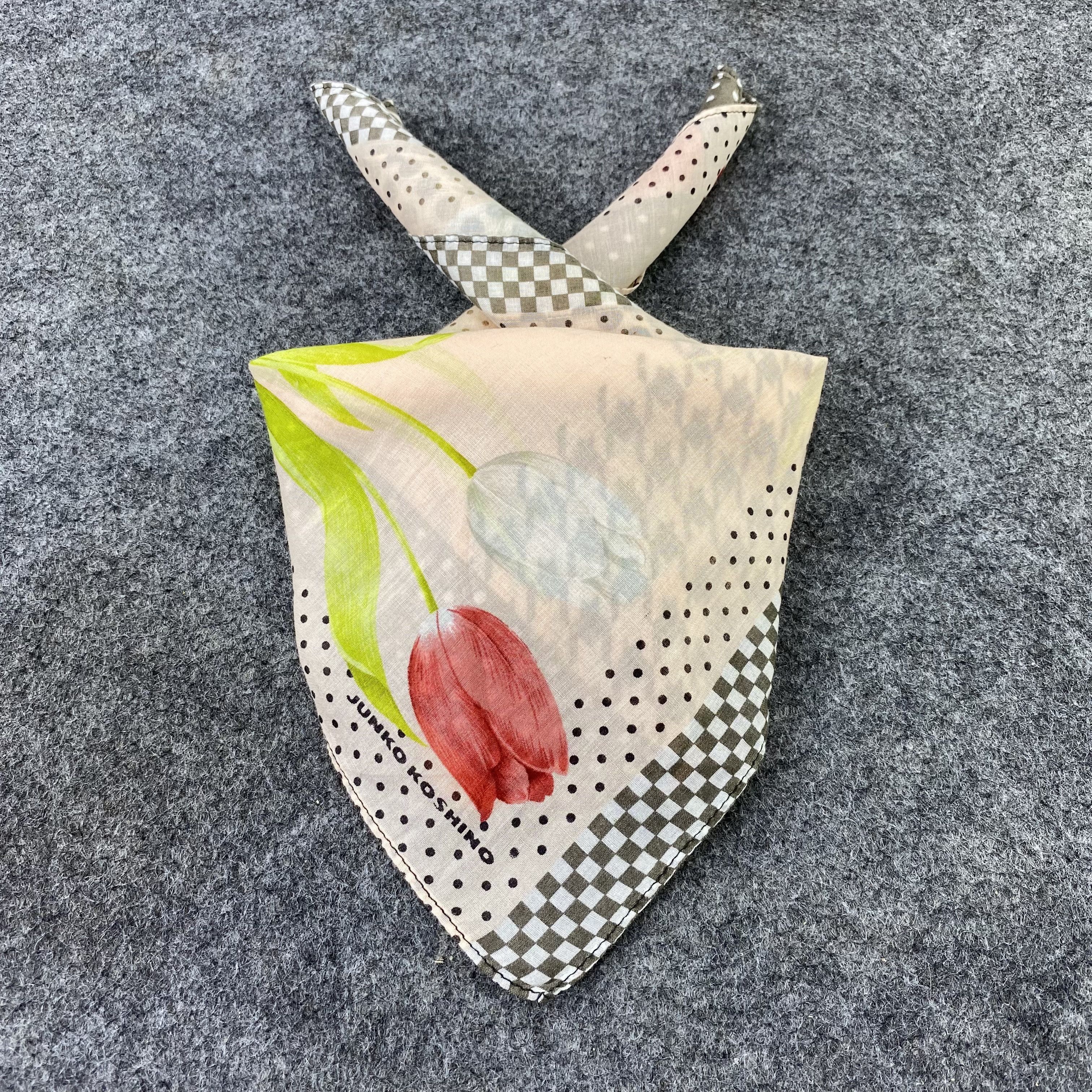 Japanese Brand Junko Koshino Handkerchief / Bandana / Neckerchief-B648 Size ONE SIZE - 2 Thumbnail