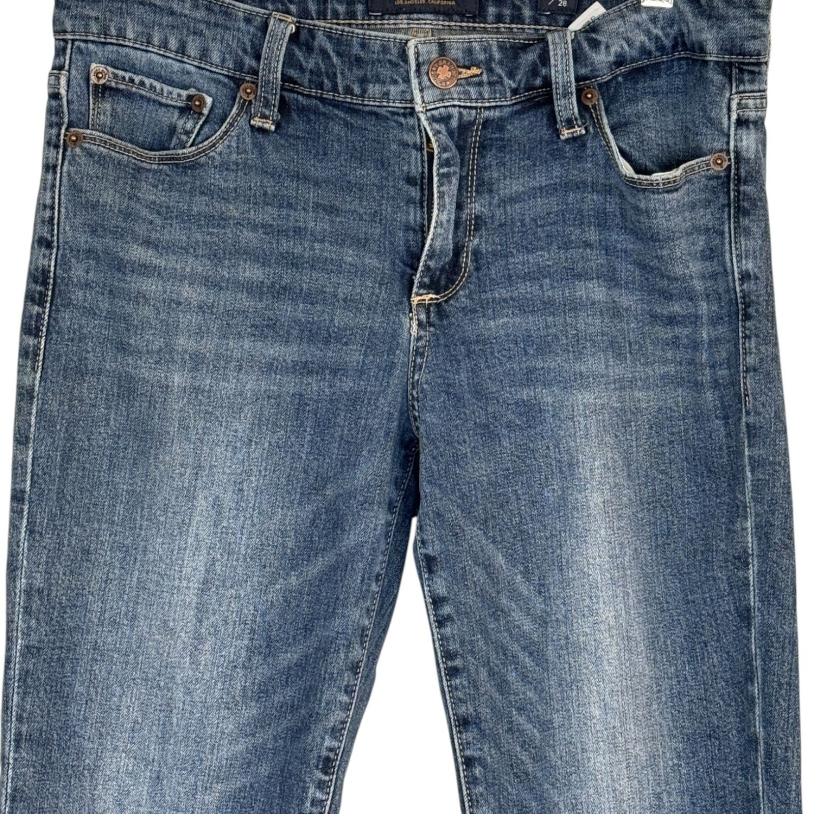 Lucky Brand Lucky Brand Sweet Crop Jeans Womens 6/28 Blue Stretch Denim Size 28" / US 6 / IT 42 - 7 Thumbnail