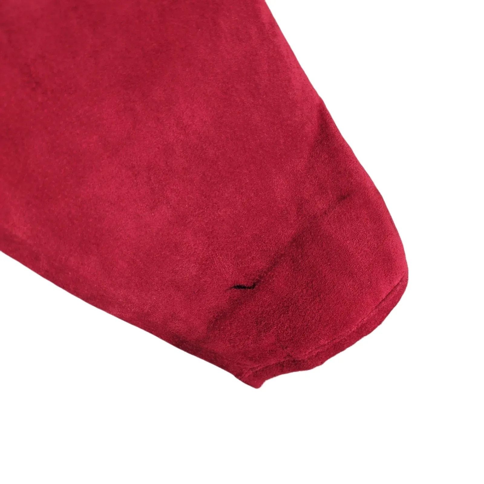 Vintage Chadwick's Women's L Red Suede Leather Full Zip Jacket Size L / US 10 / IT 46 - 9 Thumbnail