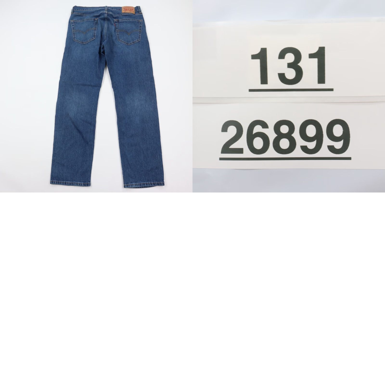 Levi's 505 Jeans Men Regular Fit 32x30 Blue Medium Wash Denim Stretch