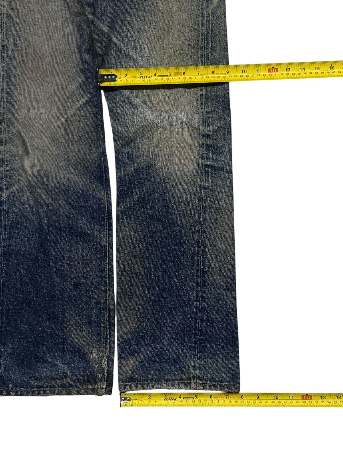 Denime Vintage 90s DENIME Lot 87 Selvedge Denim Jeans Japan | W29 Size US 29 - 22 Thumbnail
