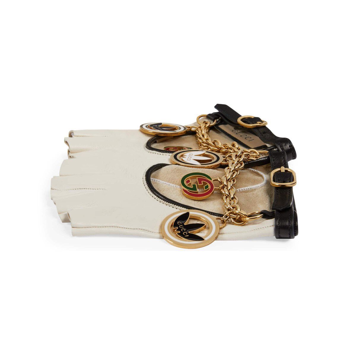 Adidas × Gucci 🔥LIMITED🔥 $1.4K VALUE Gucci x Adidas Leather Gloves Size ONE SIZE - 2 Thumbnail
