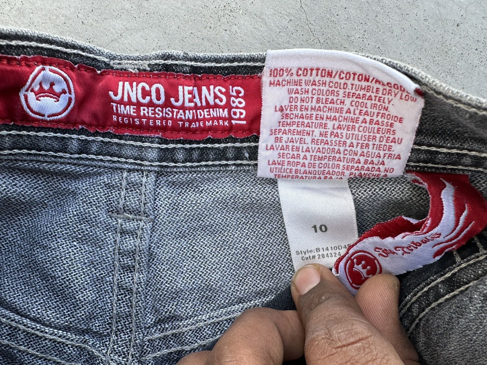 JNCO JNCO Jeans Kids Wide Leg Baggy Denim - Cobra Embroidered Size US 26 / EU 42 - 9 Thumbnail
