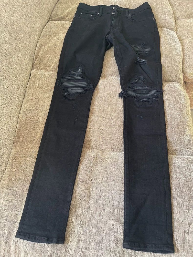 Amiri Amiri Black patchwork jeans 2501-Nextarrow Size US 32 / EU 48 - 1 Thumbnail