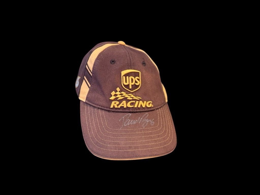 NASCAR David Ragan Autographed UPS Racing Hat Size ONE SIZE - 2 Thumbnail