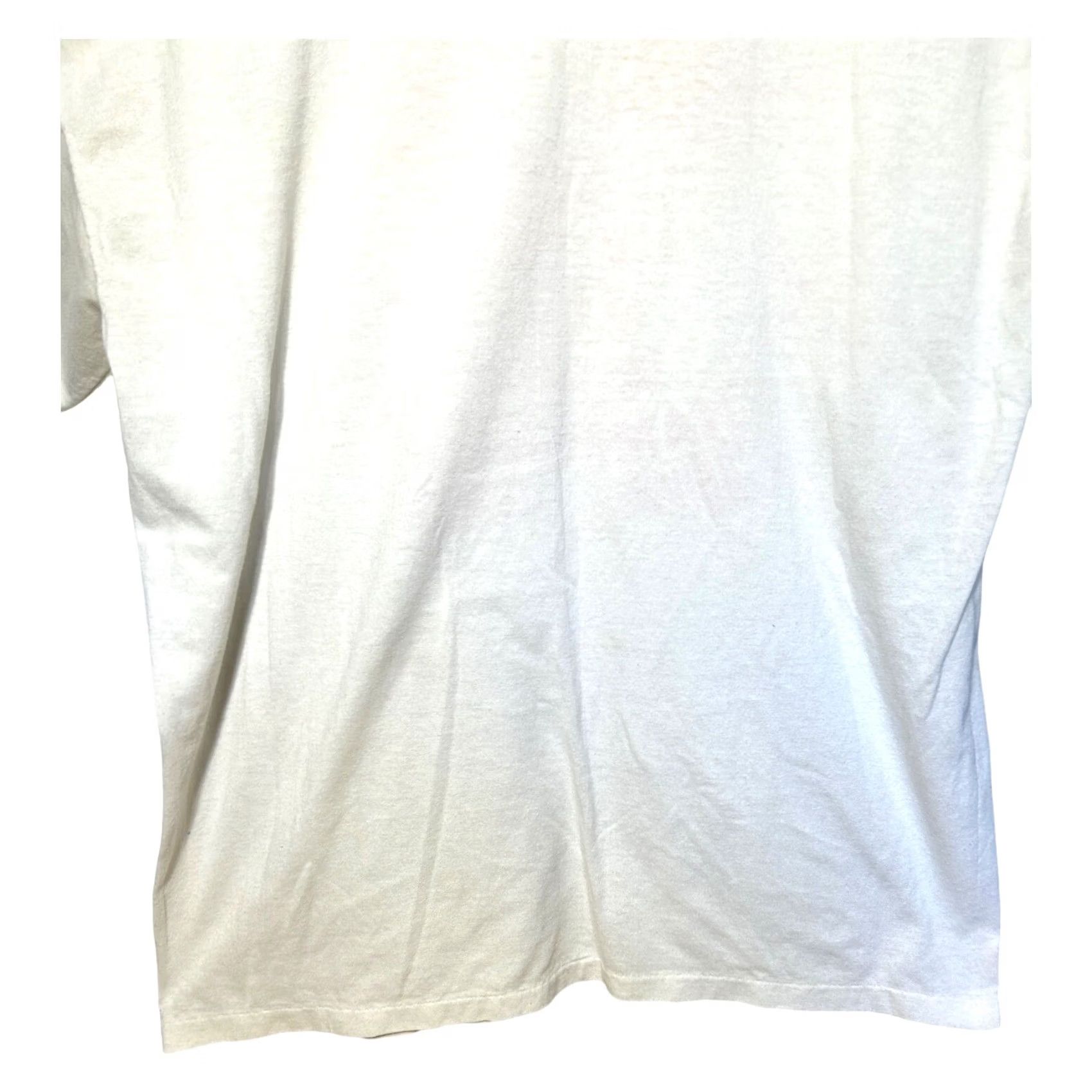 Fruit Of The Loom VINTAGE Fruit of the Loom Shirt Men White XL Crew Neck Short Sleeve Graphic Tee Ad Campaign Chip 1988 World Championship Made In USA Size US XL / EU 56 / 4 - 7 Thumbnail