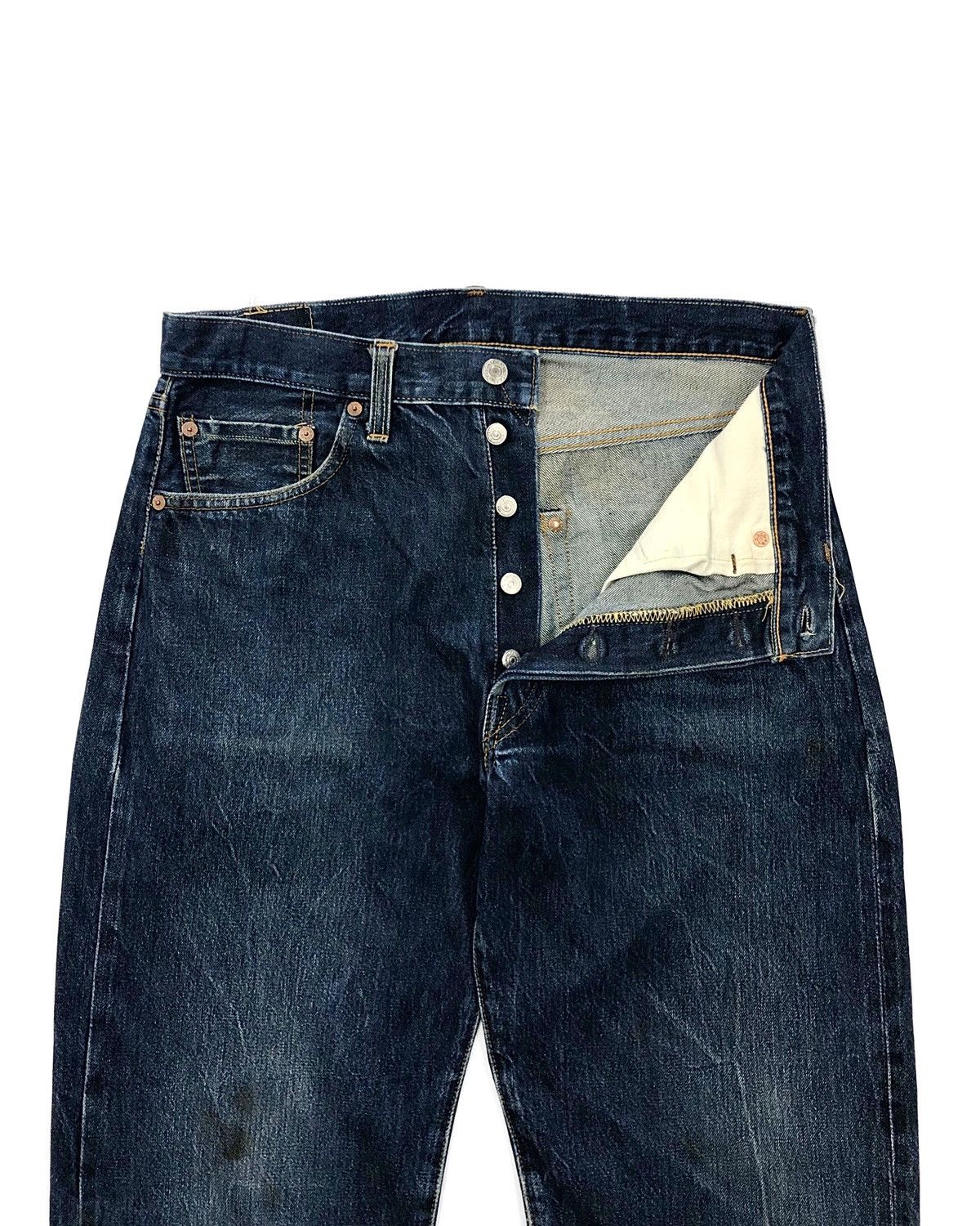 Levi's 1990's Levis Vintage Clothing 501XX Model 1955 Size US 34 / EU 50 - 3 Thumbnail