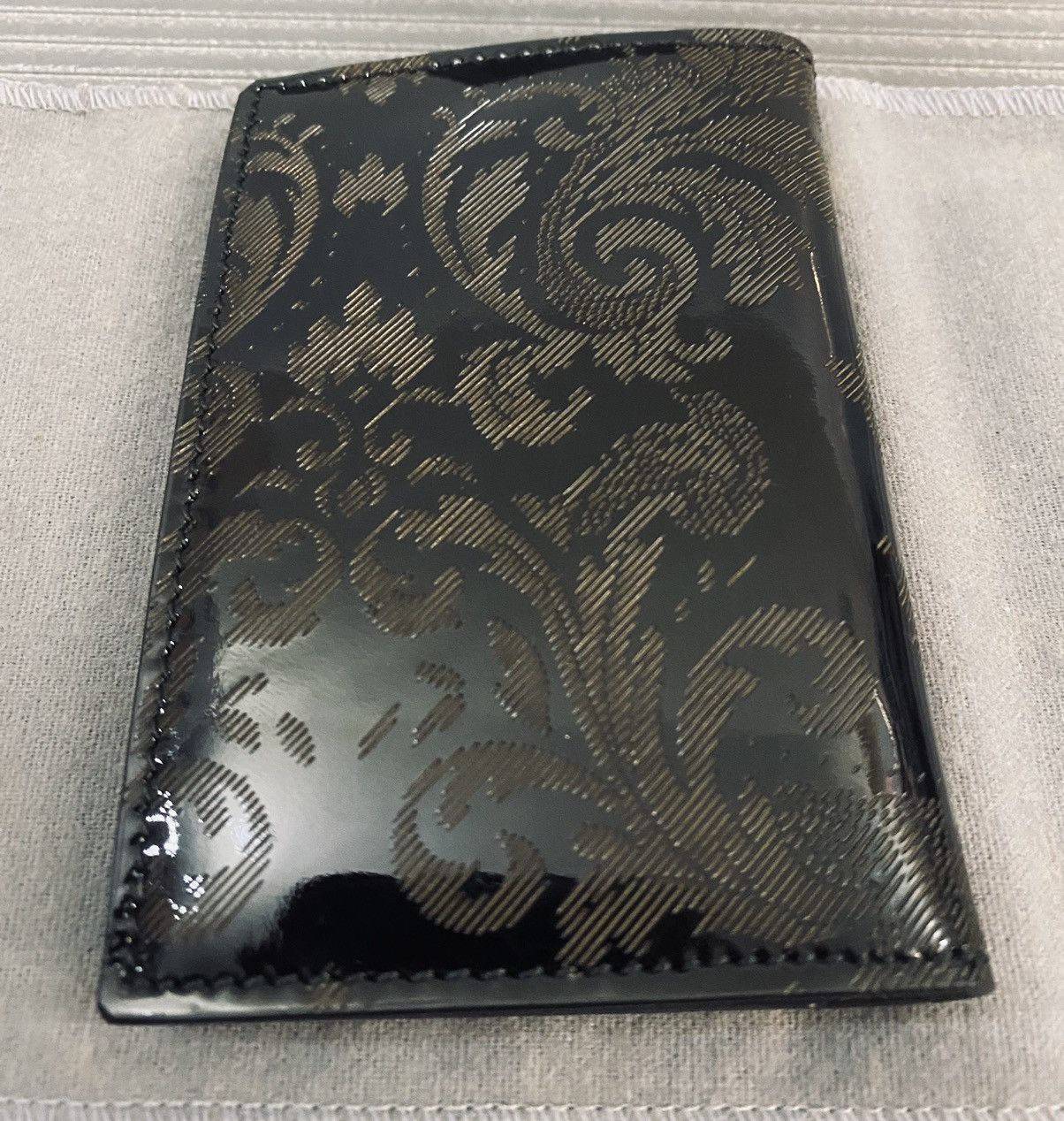 Alexander McQueen Alexander McQueen 🇮🇹 black leather skull bloom cc wallet NIB Size ONE SIZE - 5 Thumbnail