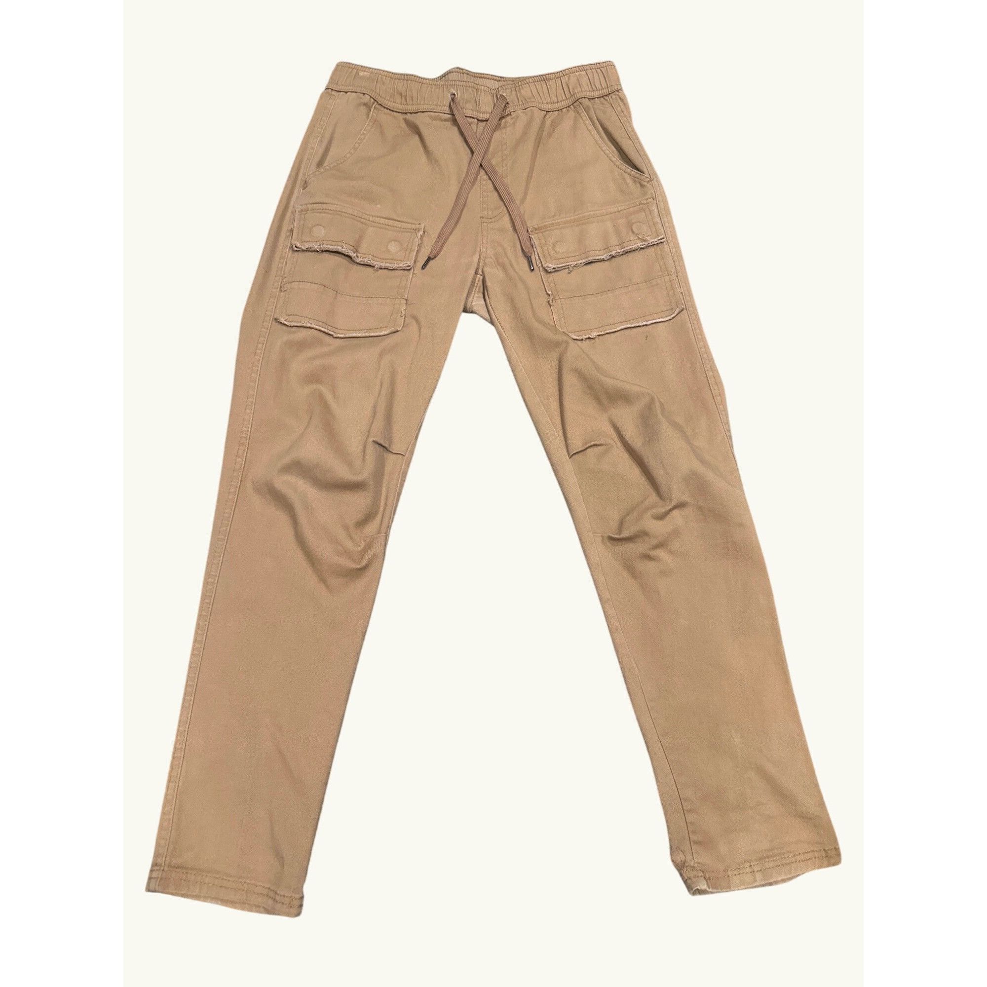 CSG CCC Moto Cargo Jogger Pants Drawstring Waist Khaki Color CSG Size US 27 - 1 Thumbnail