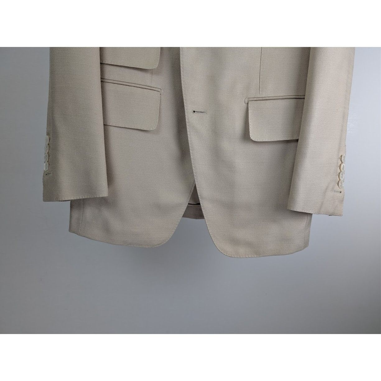 Tom Ford o1rshd1 Blazer Jacket in Cream Size US M / EU 48-50 / 2 - 4 Thumbnail