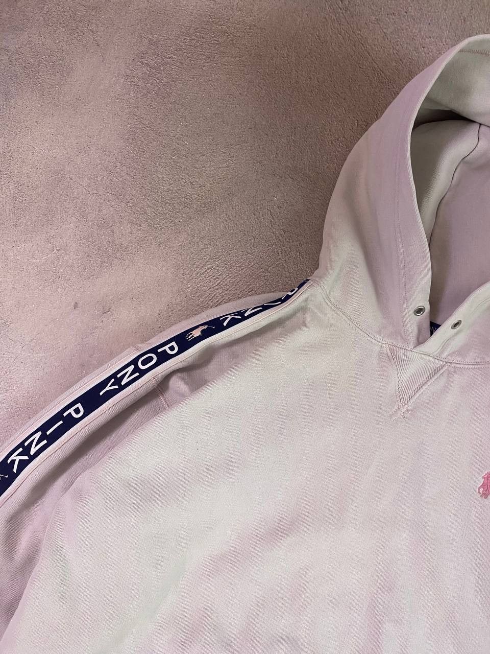 Polo Ralph Lauren × Vintage Polo Ralph Lauren Pink Pony distressed hoodie Size US L / EU 52-54 / 3 - 5 Thumbnail