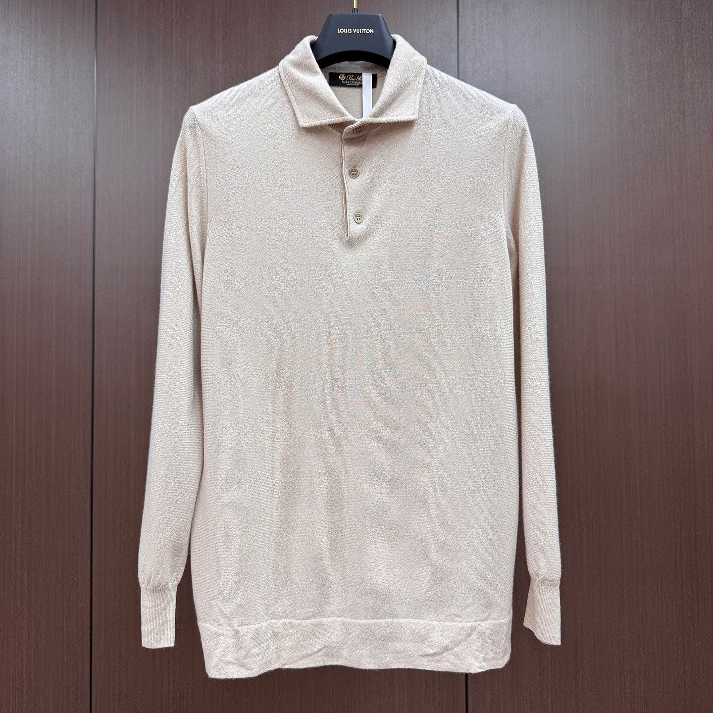 Loro Piana Loro Piana Baby Cashmere Long Sleeve Polo Shirt Size L Size US L / EU 52-54 / 3 - 1 Thumbnail