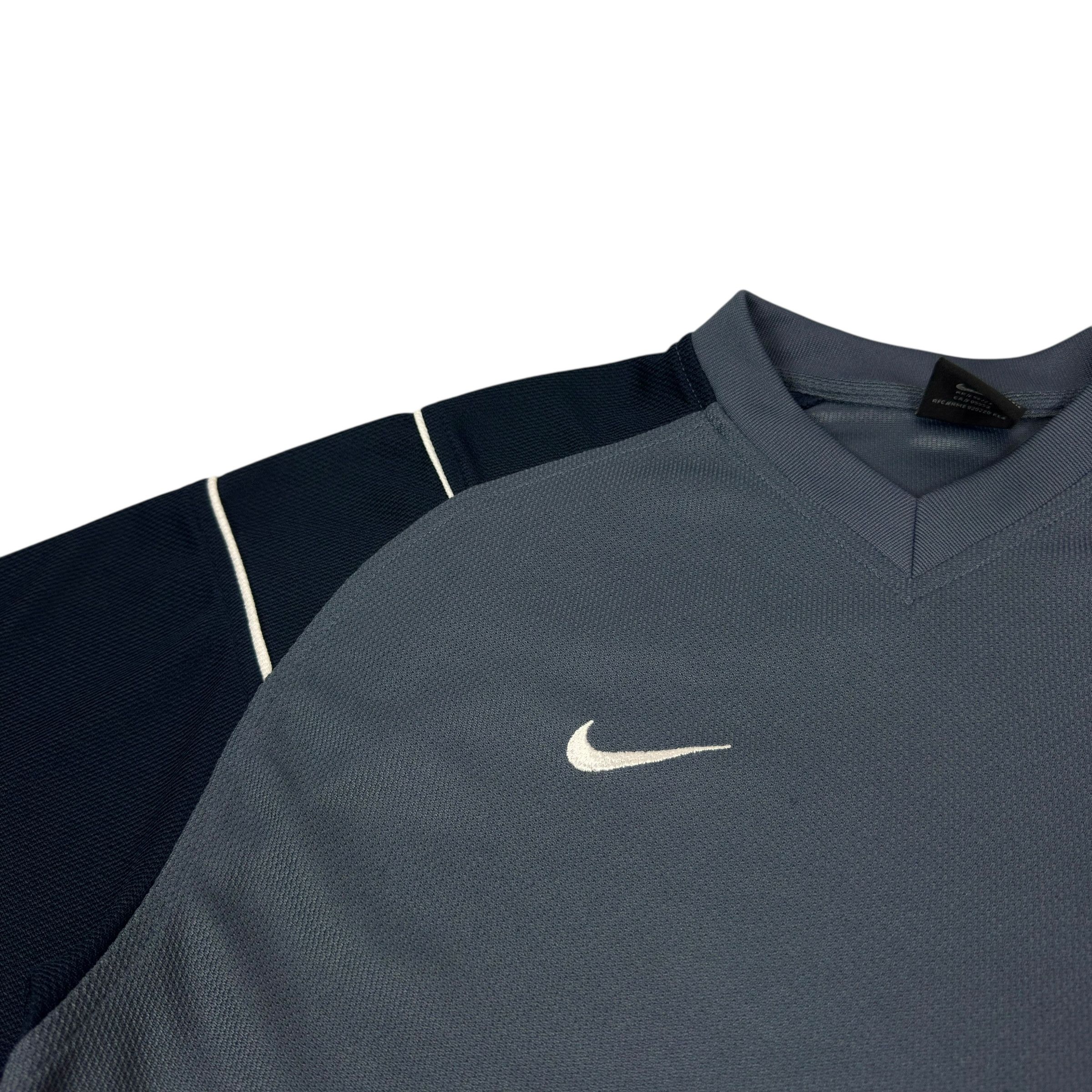 Nike × Vintage Nike Men's Gray Swoosh Manchester United F.C. Jersey Small Size US S / EU 44-46 / 1 - 3 Thumbnail