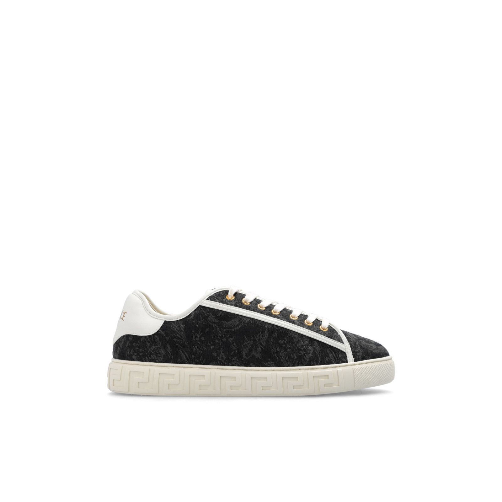 VERSACE 'Barocco Greca' Black Sneakers New And Authentic (Me