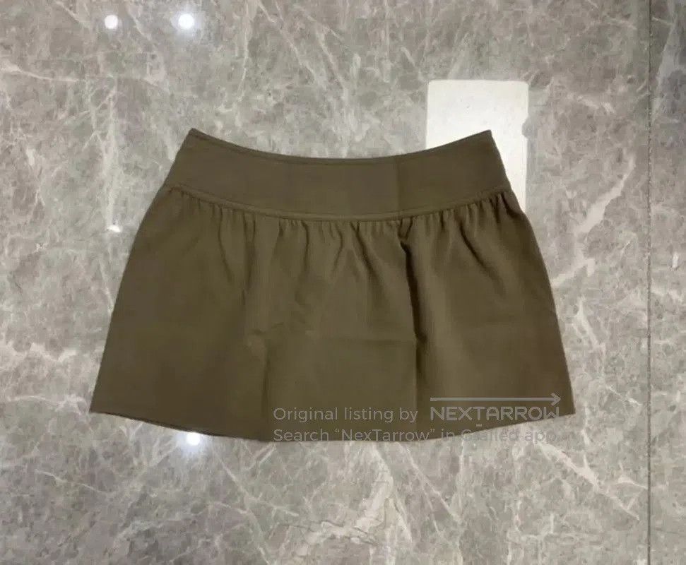 Burberry Burberry Green Cotton Women's Mini Skirt. Size 24" / US 00 / IT 34 - 2 Thumbnail