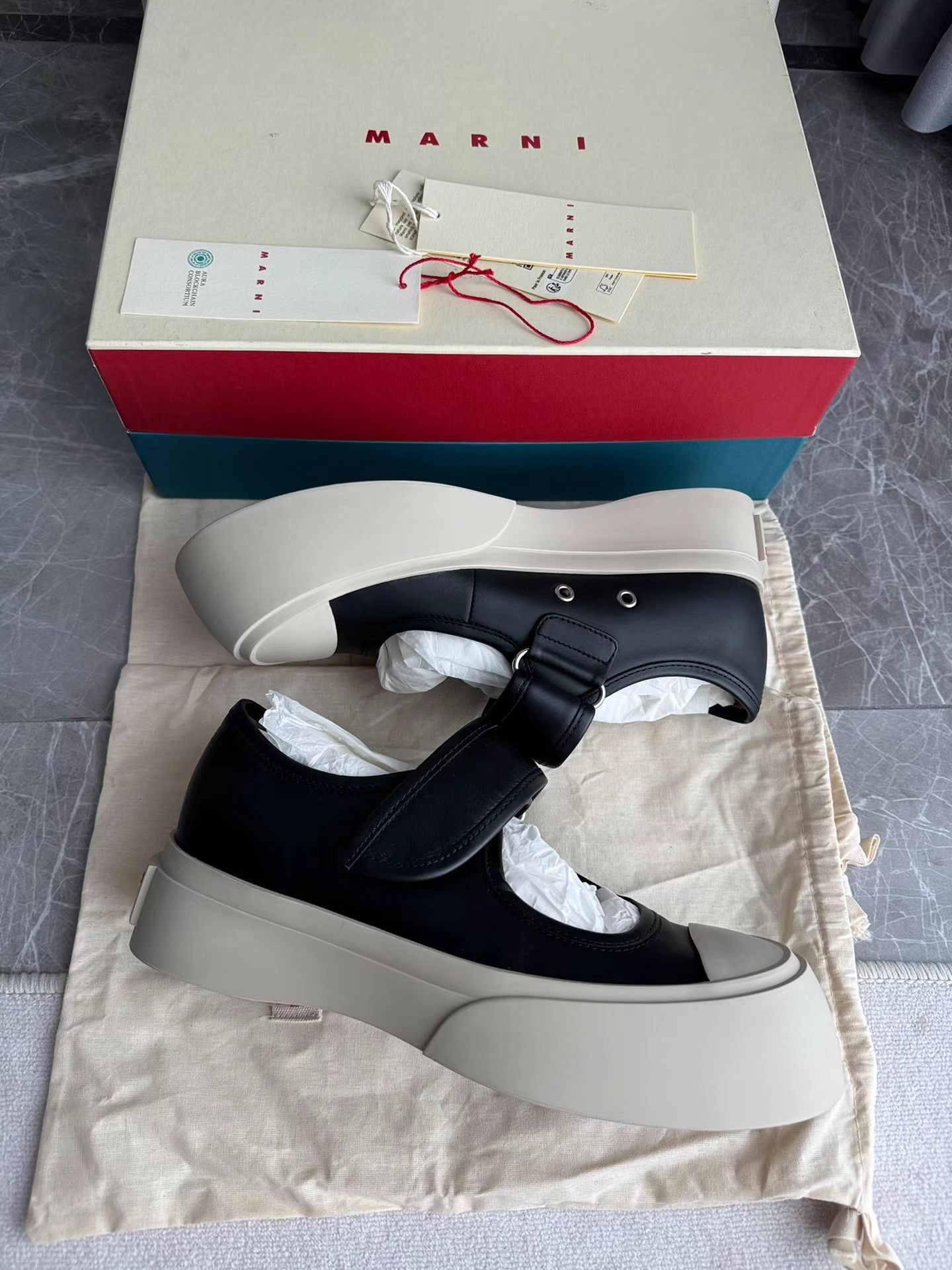 Marni Marni Big Head Mary Jane Velcro Shoes K6 Size US 9 / IT 39 - 6 Thumbnail