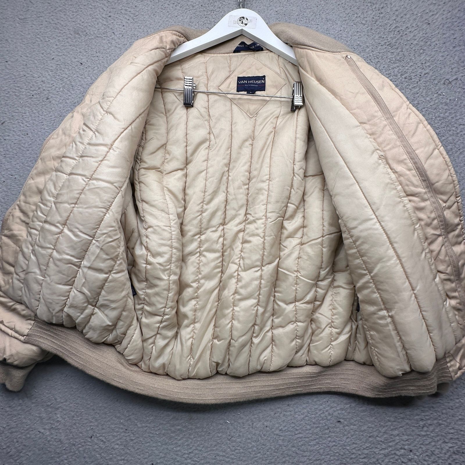 Van Heusen Vintage 90s Van Heusen Quilt Lined Bomber Jacket Mens Large Size US L / EU 52-54 / 3 - 10 Thumbnail