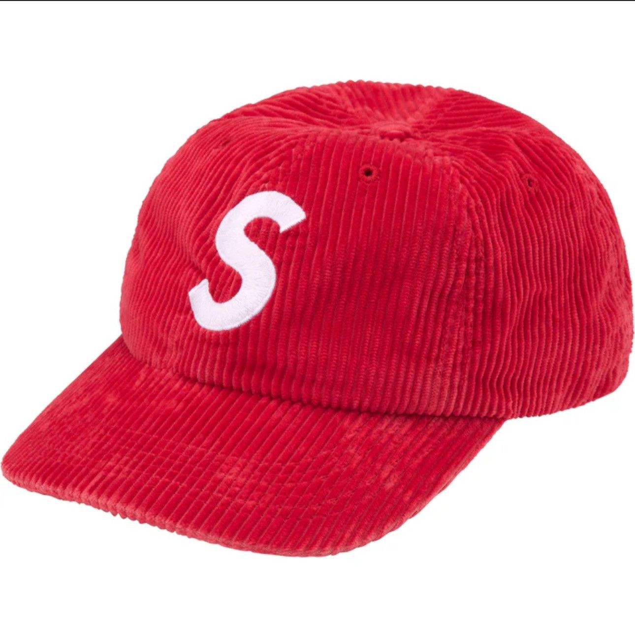Supreme Supreme S logo Corduroy Red FW24 Size ONE SIZE - 1 Thumbnail