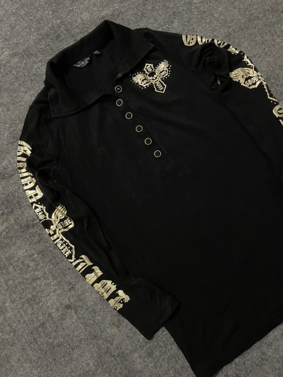 Hysteric Glamour × If Six Was Nine × Japanese Brand GOTHIC POEM SKULL PUNK JAPANESE STYLE LONG SLEEVE Size US M / EU 48-50 / 2 - 3 Thumbnail