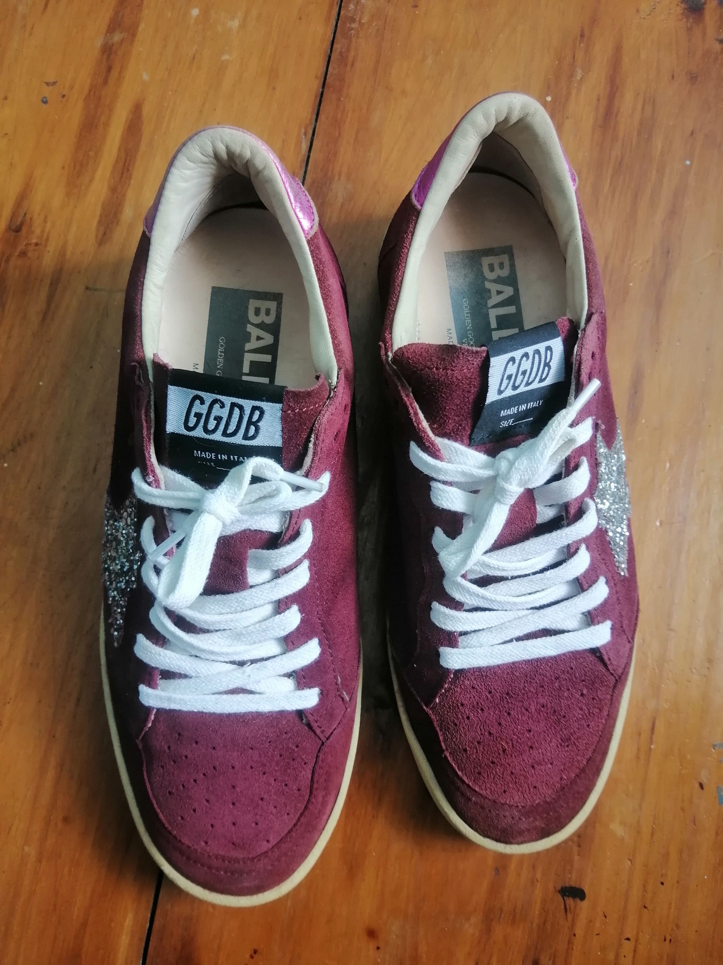 Golden Goose Maroon Golden Goose Ballstar Size US 5 / EU 37 - 3 Thumbnail