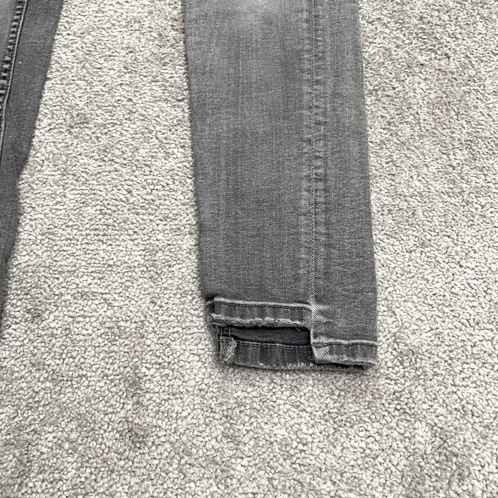 Zara ZARA Jeans Women’s Skinny Cropped Denim 4 Gray 28x27 Adult Regular Size Slim Fit Casual Denim Pants 5-Pocket City Grunge Size 27" / US 4 / IT 40 - 5 Thumbnail