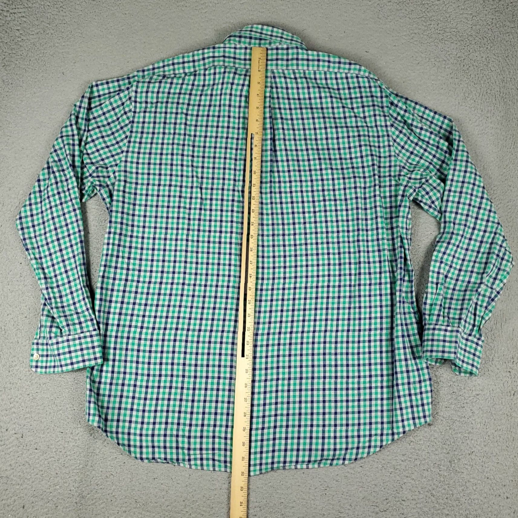 Vineyard Vines Vineyard Vines Shirt Mens XL Blue Green Plaid Slim Fit Button Up Long Sleeve Size US XL / EU 56 / 4 - 5 Thumbnail