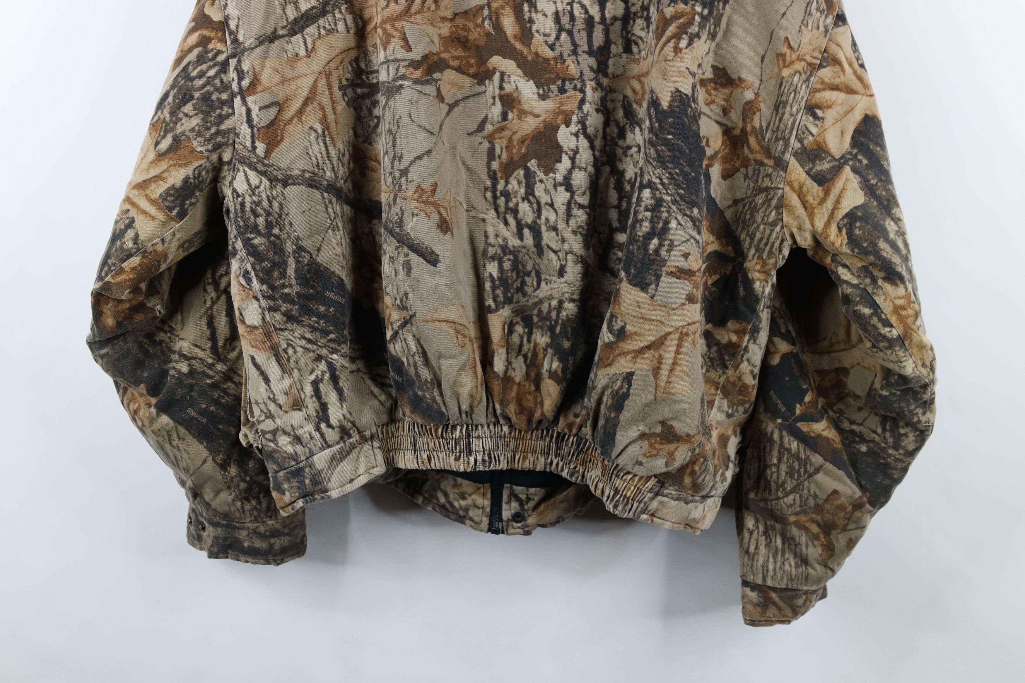 Vintage Vintage 90s Streetwear Camouflage Quilted Bomber Jacket Size US XL / EU 56 / 4 - 14 Thumbnail