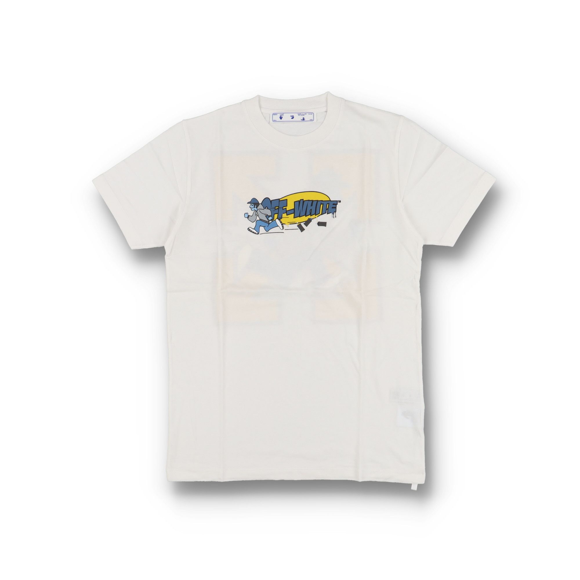 Off-White White B-Boy Arrows Logo T-Shirt Size US S / EU 44-46 / 1 - 6 Thumbnail