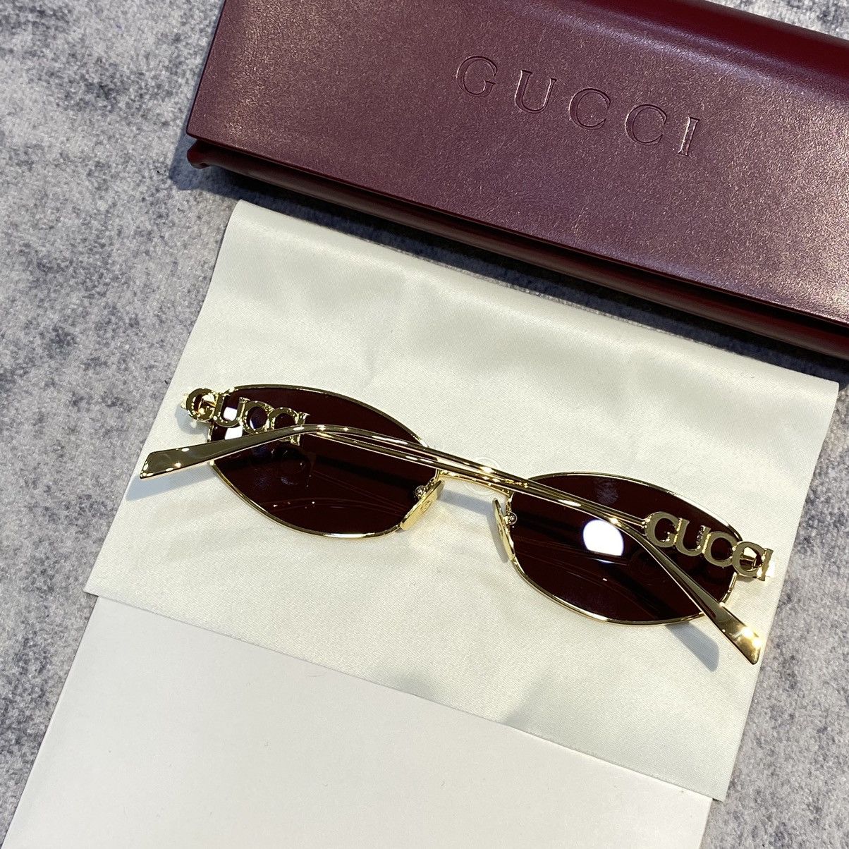 Gucci GUCCI GG1802S 002 GOLD RED Size ONE SIZE - 6 Thumbnail