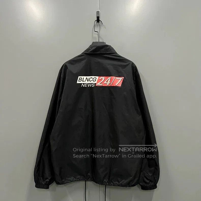 Balenciaga Balenciaga Printed Logo Jacket. Size US S / EU 44-46 / 1 - 2 Thumbnail