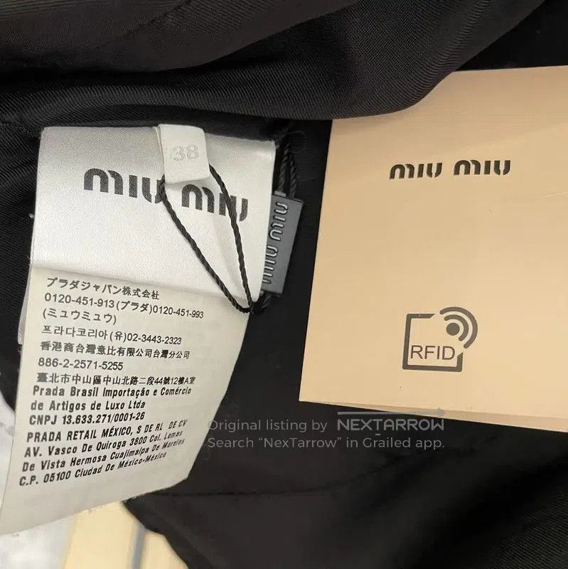 Miu Miu Miu Miu Summer Black Short Sleeve Blouse . Size M / US 6-8 / IT 42-44 - 5 Thumbnail
