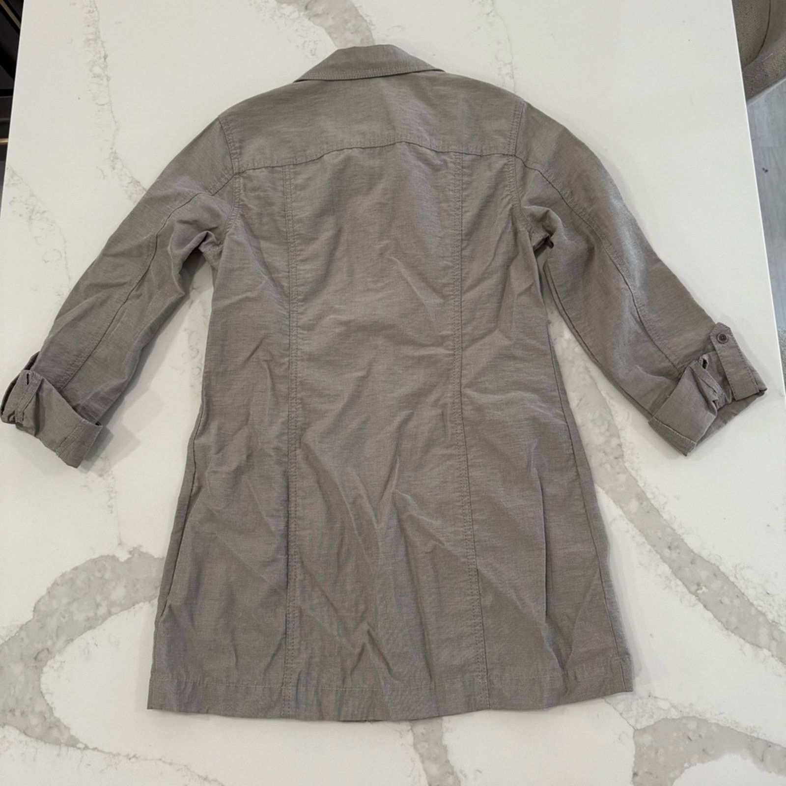 Chicos Vintage Chicos LinenBlend Military Style Jacket Womens Small Size S / US 4 / IT 40 - 7 Thumbnail