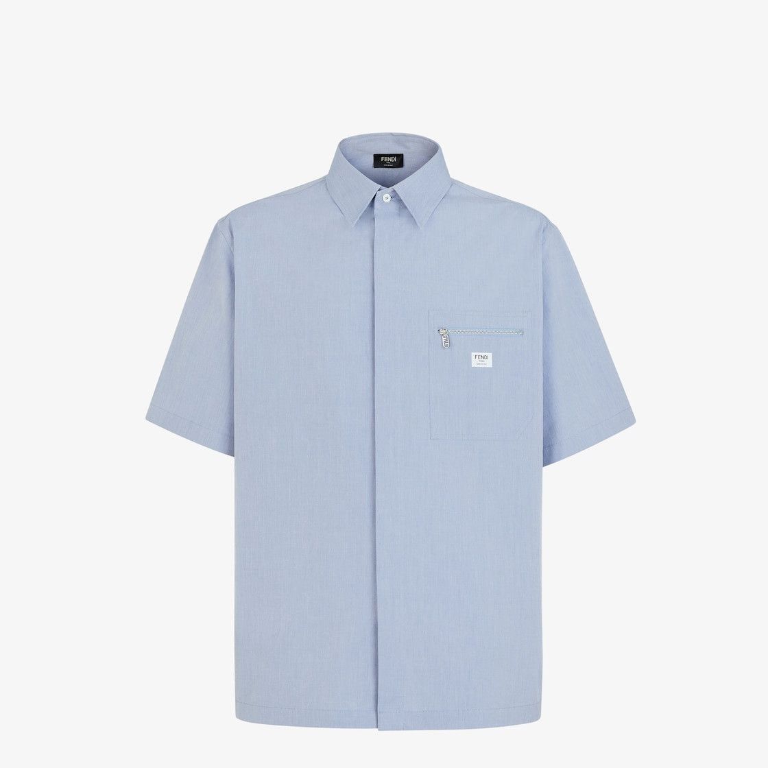 Fendi o1loc1c0824 Shirt in Blue Size US M / EU 48-50 / 2 - 1 Thumbnail
