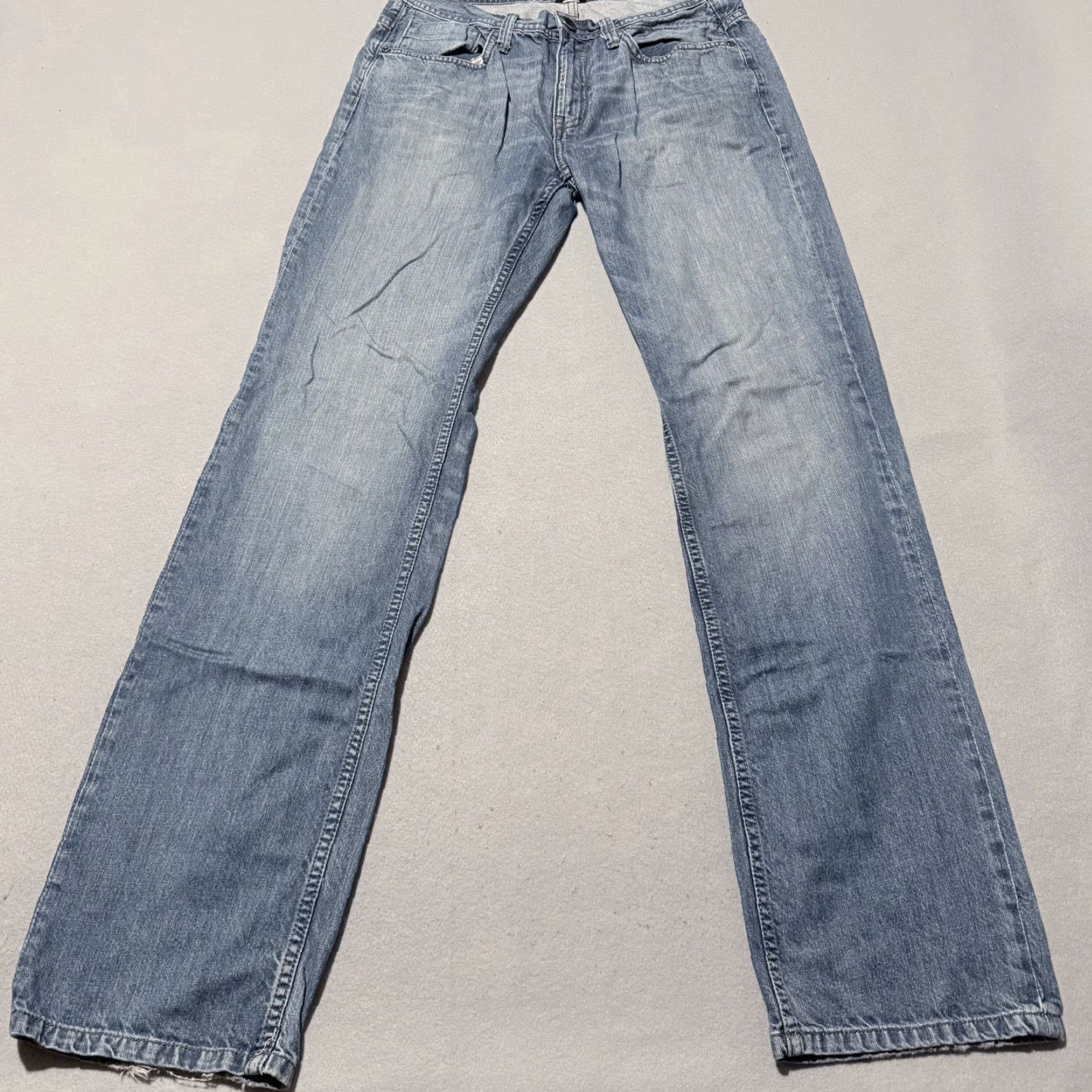 Vintage Tony Hawk Jeans Men's Blue Denim Pockets Low Rise Slim Fit Straight Zip Fly - 32 Size US 32 / EU 48 - 2 Thumbnail