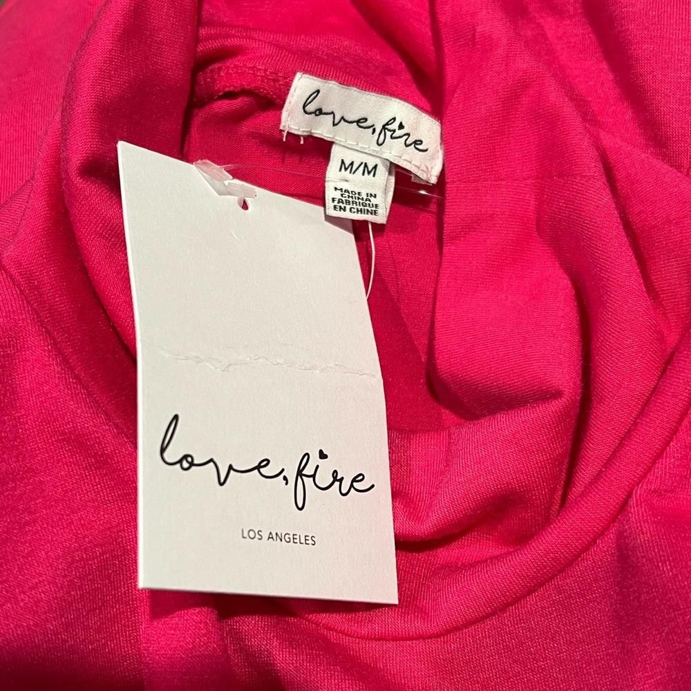 Designer NWT Live fire turtleneck pink bodysuit Size M / US 6-8 / IT 42-44 - 3 Thumbnail