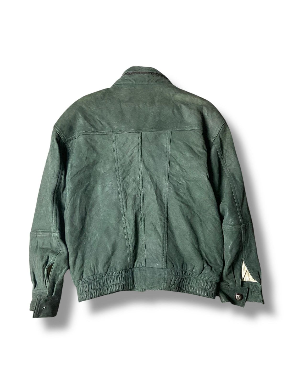 Japanese Brand MOLARE MARCOL Leather Bomber Style Jacket (155) Size US M / EU 48-50 / 2 - 6 Thumbnail
