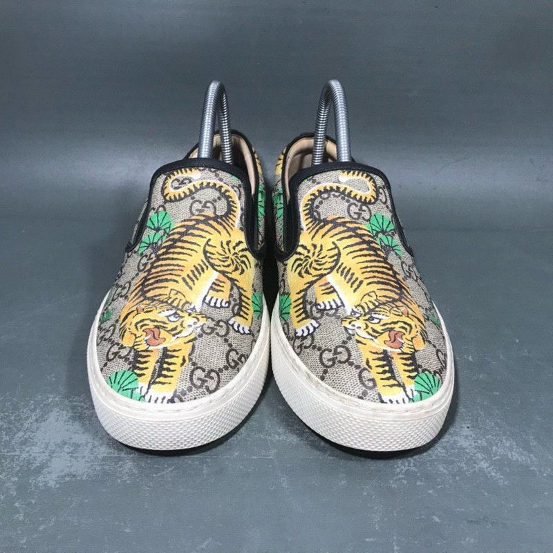Gucci Gucci Animal Print Slip-On Sneakers for Men - Size US 8.5 / EU 41-42 - 2 Thumbnail